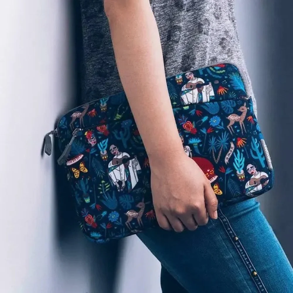 Blue Tablet Case for iPad with Colorful Design